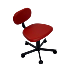 Red Office Swivel Chair