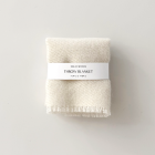 Ivory Woven Throw Blanket