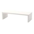 Modern White Low Table/shelf