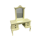 French-style Cream Dressing Table