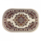 E9350 - Small Oval Cream Rug