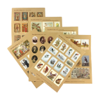 8 Sheets of Paintings For Framing