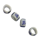 Blue and White China Napkin Rings
