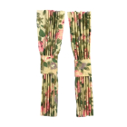 Cream Floral Curtains