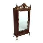 Wooden Mirrored Wardrobe