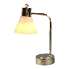 Silver Desk Lamp - Battery Light
