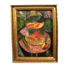 Goldfish Picture In A Gold Frame