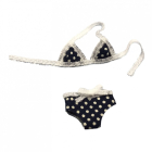 MC3343N Navy and white spotted bikini