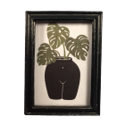 Naked Plant Pot Picture In Black Frame