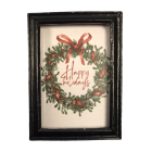 Happy Holidays Picture In Black Frame