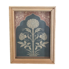 Picture of Vintage Flowers with Oriental Style Border