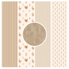 Cloud Cream and Terracotta Wallpaper & Flooring bundle