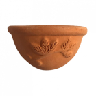 CP018 - Terracotta Wall Planter - Leaf & Berry