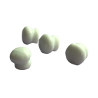 Small White Knobs, Pack of 4
