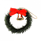 E4448 - Christmas Wreath, Bow & Bell  diameter