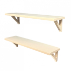 Large White Shelves, 2 Pcs