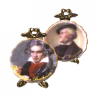 RP14002 Wall Plates of Beethoven and Wagner