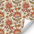 Oriental Floral Wallpaper