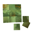 25 1 Green Marble-esque Vinyl Tiles"