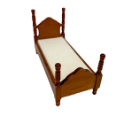Walnut Single Bed