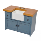 E9300 - Blue and Pine Sink Unit