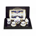 RP13466 - Tea Set with Royal Blue Design