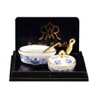RP14325 - Blue and Gold Pan and Casserole Dish