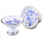 RP14345 - Pair of Blue and Gold Raised Bowls