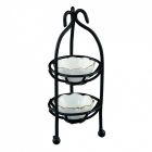 RP14966 - Black Stand with Bowls