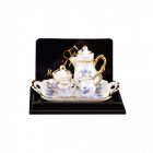 RP16425 - Blue and Gold Coffee Tray