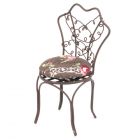 RP18074 - Brown Metal Garden Chair