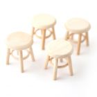 BEF061 - 1:12 Scale Set of 4 Stools