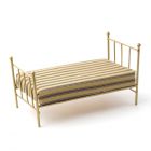 E3085 - 'Brass' Single Bed & Mattress