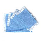 E4677 - Blue Towel Set, 4 pcs