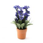 E6498 - Lilac Potted Plant with Greenery.