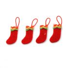 E6546 - Felt Christmas Stockings, 4 pcs