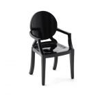 E7219 - Black 'Ghost' Chair