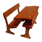 MQ044 - 1:12 Scale Double School Desk and Bench Kit