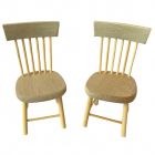 BA028 - Pair of Barewood Chairs