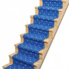 CASB54SPOT - Windsor Blue Spotted Stair Carpet