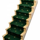 CASG44STAR - Ivy Green Stair Carpet with Gold Stars