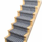 CASS73STR - Slate Grey Striped Stair Carpet