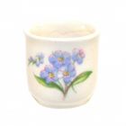 CP028 - Large White Patterned Flower Pot