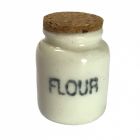 CP063 - White Flour Storage Jar