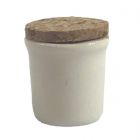 CP065 - Cream Storage Jar with Cork lLid