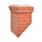 CP301 Clay Chimney Stack - double side 45 degree