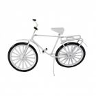 D2434 - White Bicycle