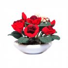 D4144 - Bowl of Red Roses