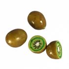 D5073 Two whole and two half kiwi fruits