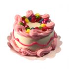 D5109 - Pink Cake Decorated with Sweets 